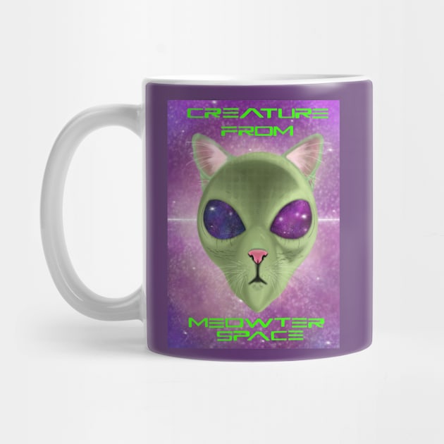 Creature from meow-ter space w/ galaxy eyes by WolfCommander